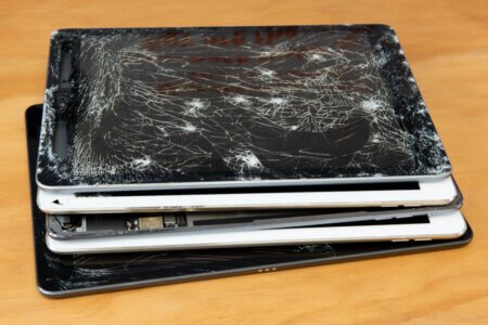 Stack Of Broken iPads